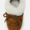 Evx Braune Wildleder-Mules