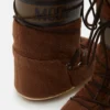 Icon Braune Fleece-Stiefel