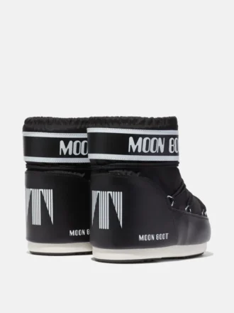 Icon Low Black Nylon Stiefeletten