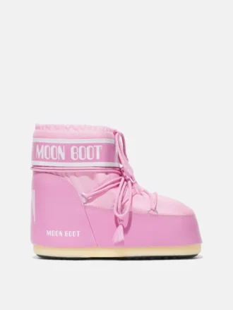 Icon Low Pink Nylon Stiefeletten