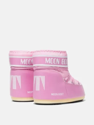 Icon Low Pink Nylon Stiefeletten