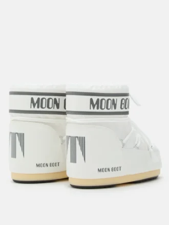 Icon Low White Nylon Stiefeletten