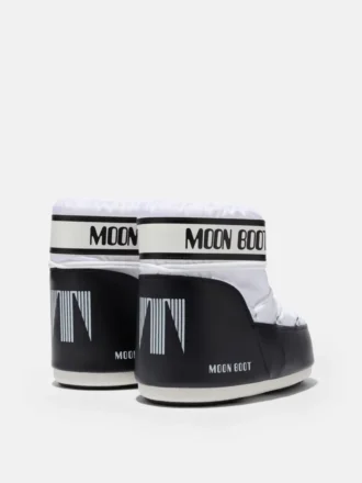 Icon Low White Nylon Stiefeletten
