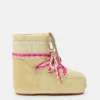 Icon Low Yellow Suede Stiefeletten
