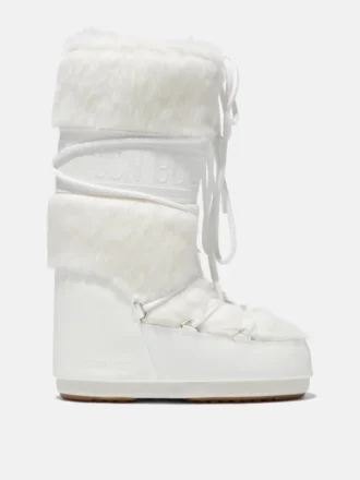 Icon White Kunstfellstiefel