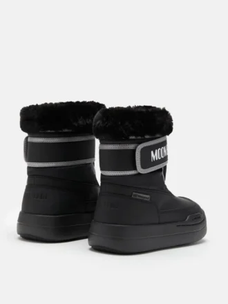 Junior Park Strap Stiefel in Schwarz