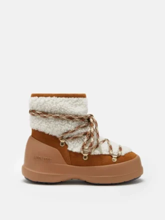 Luna Stiefel aus braunem Lammfell