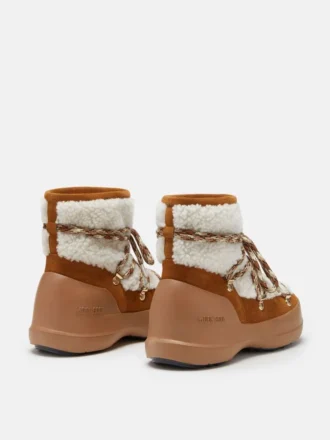 Luna Stiefel aus braunem Lammfell