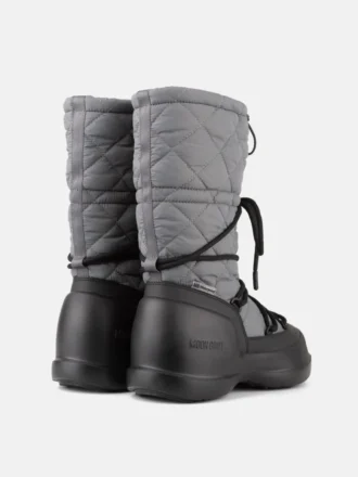Mezzaluna Grey Quilted Hohe Stiefel Mezzaluna Grey Quilted Hohe Stiefel