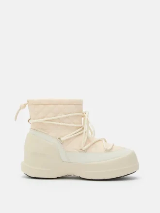 Mezzaluna Mid Cream Quilted Stiefel
