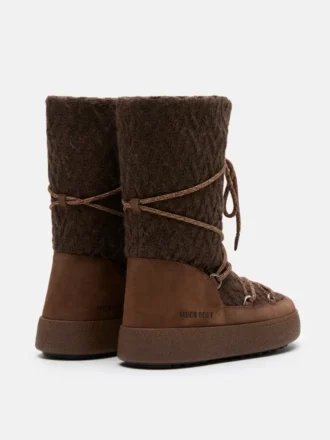 Moon Boot X Guest in Residence Ltrack Cocoa Strickstiefel
