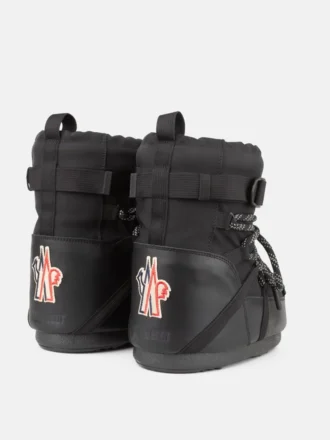 Moon Boot X Moncler Grenoble Icon Low Stiefeletten in Schwarz