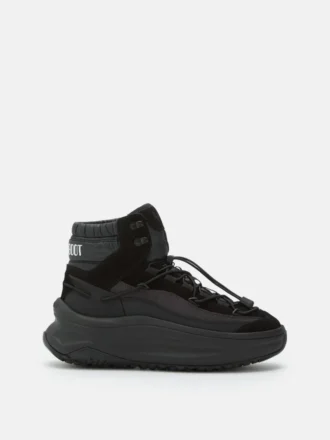 Moon247 Black Xlace Mid Sneaker Moon247 Black Xlace Mid Sneaker