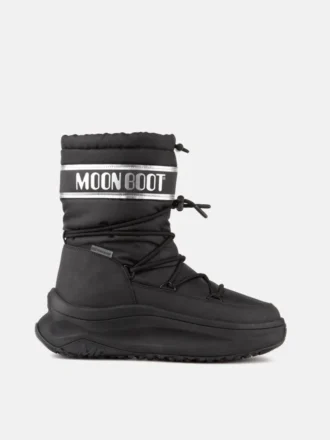 Moon247 Polar-Stiefel in Schwarz und Silber