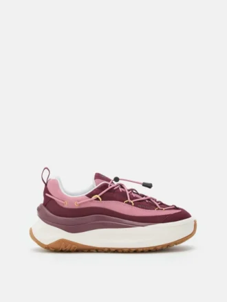 Moon247 Xlace Sneaker in Burgunderrot und Pink