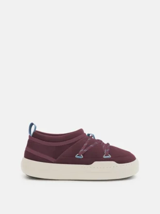 Park Icon Sneaker aus Wildleder in Burgunderrot